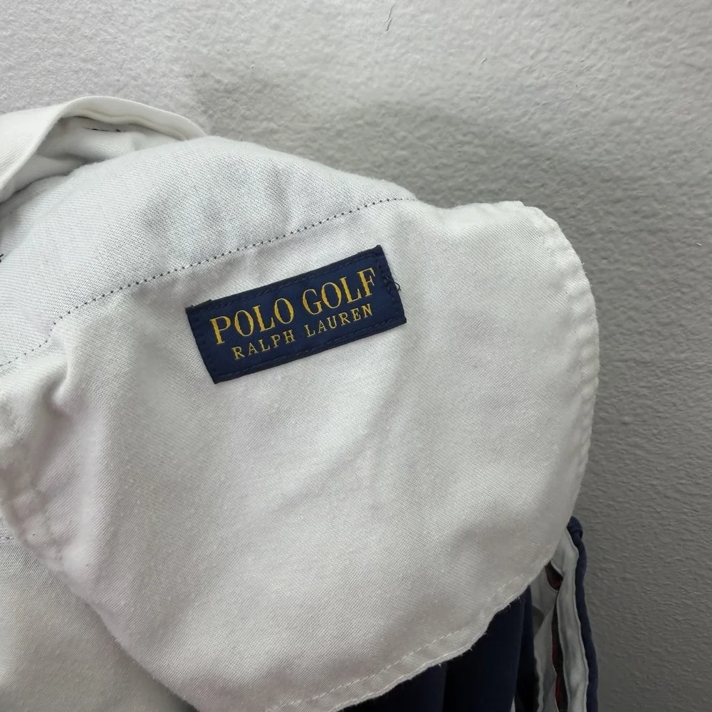Polo Ralph Lauren Golf Shorts Mens 38 Navy Blue Chino Cotton Twill With Stretch